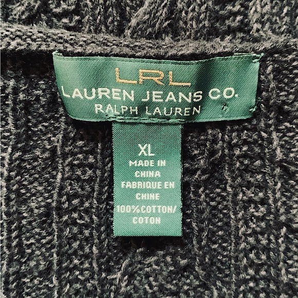 LRL Ralph Lauren Cable Knit Sweater - Picture 12 of 16